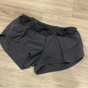 Lululemon Athletica Charcoal Athletic Shorts